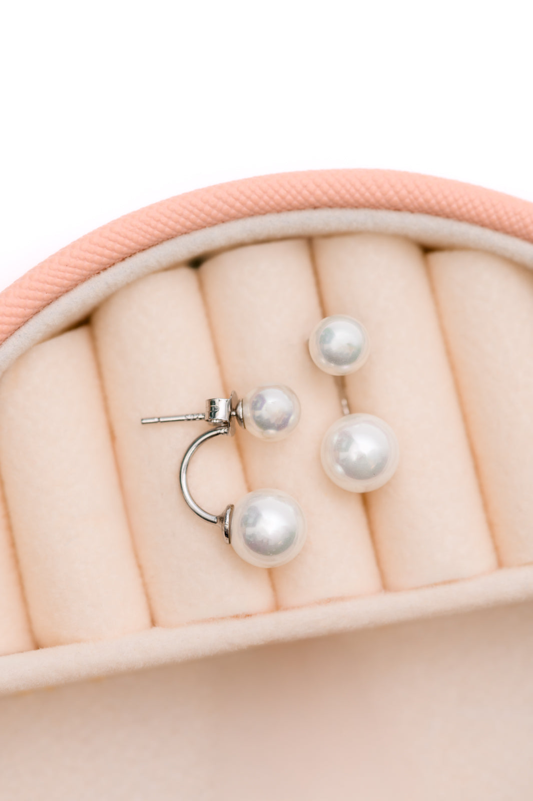 Double Pearl Earrings