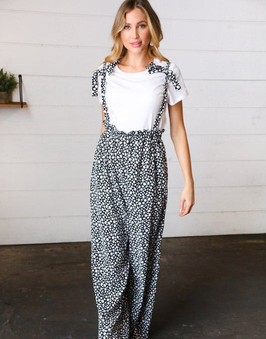Aleah Wide Leg Frilled Jumpsuit