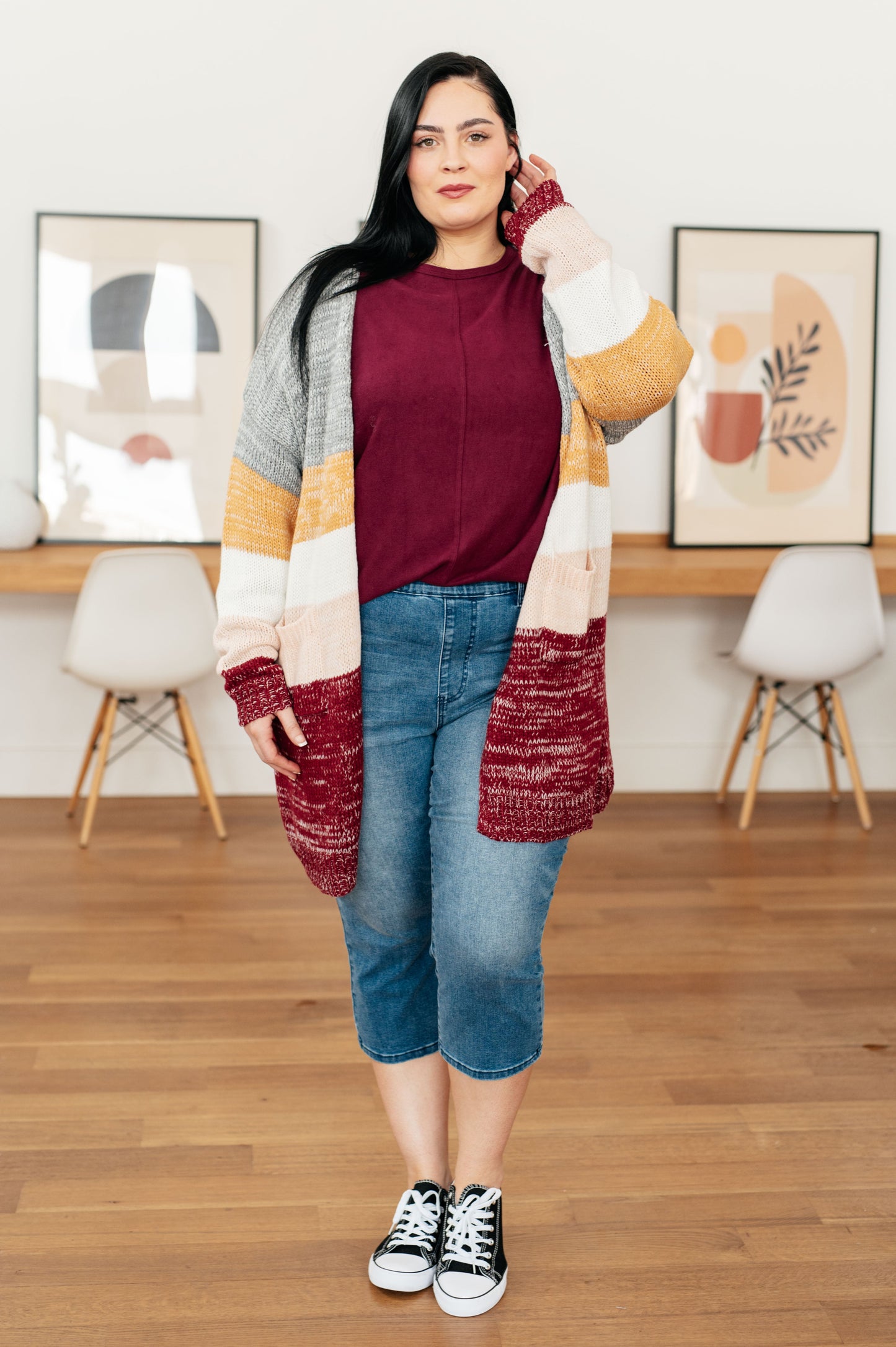 Drive Downtown Dolman Top | Wine