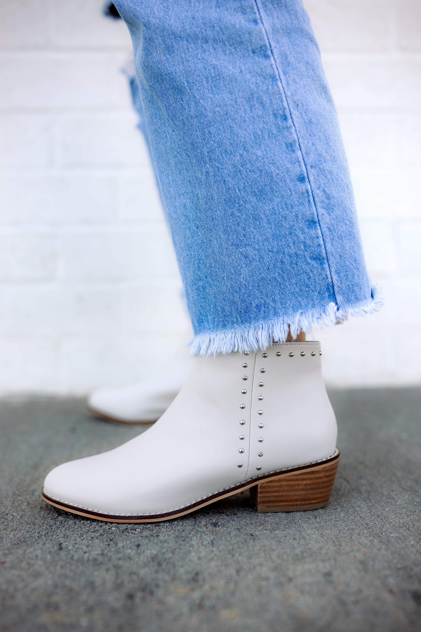 Cassie Booties | Ivory