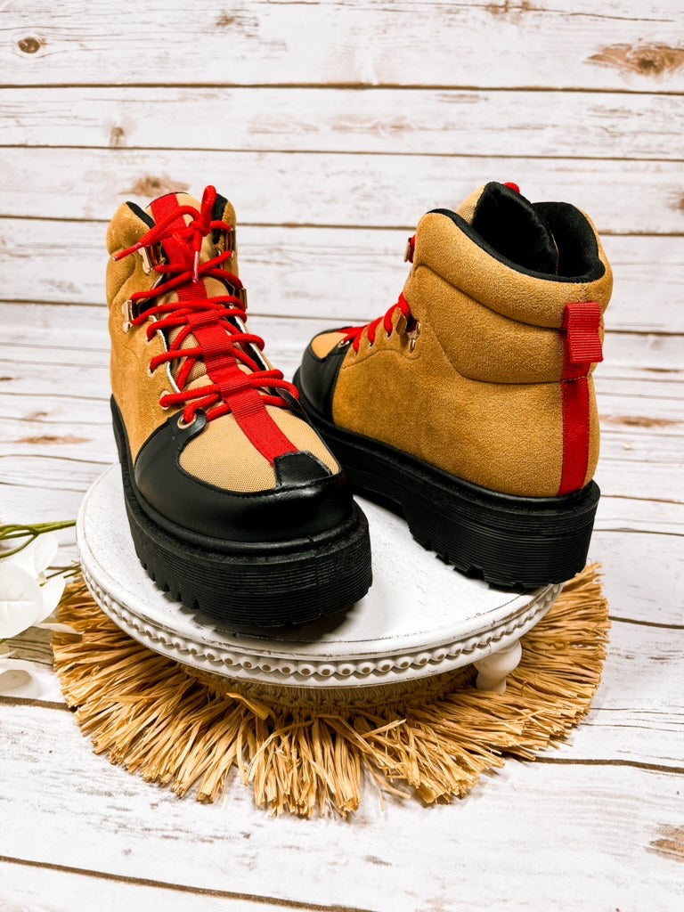 Ronnie Lace Up Booties