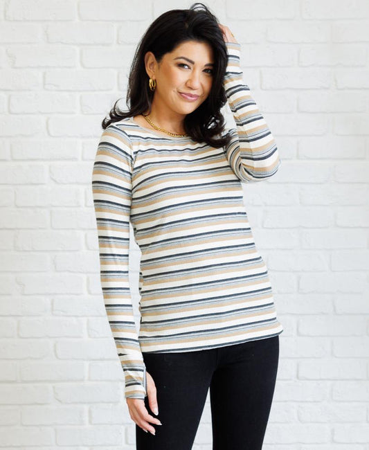 East Coast Breeze Striped Top