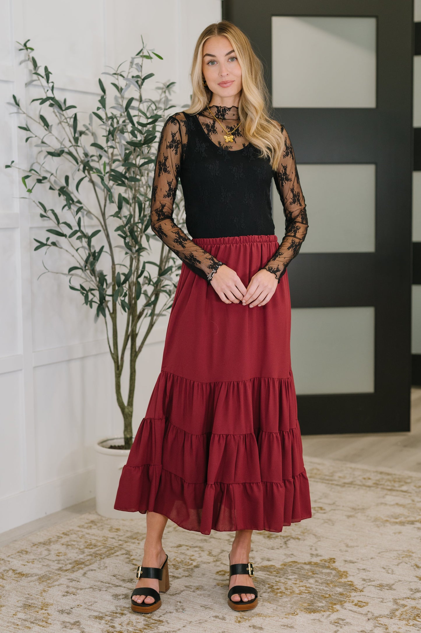 Easy Pick Maxi Skirt