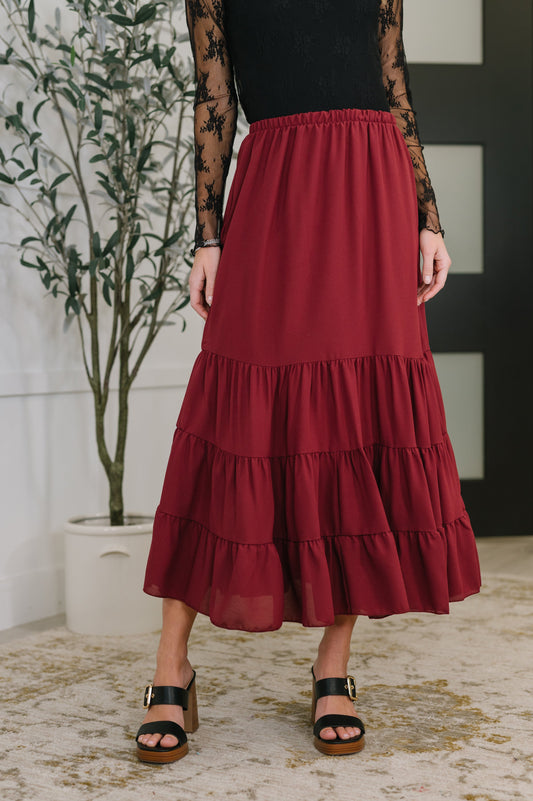 Easy Pick Maxi Skirt
