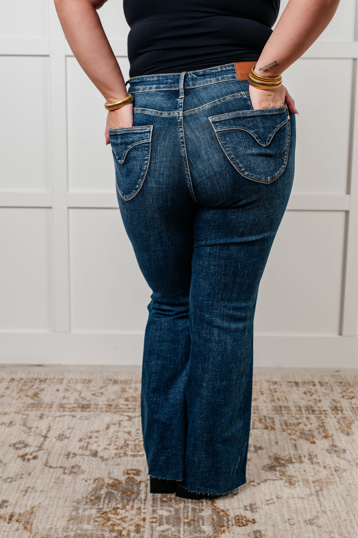 Edna High-Rise Control Top Flare Jeans | Judy Blue