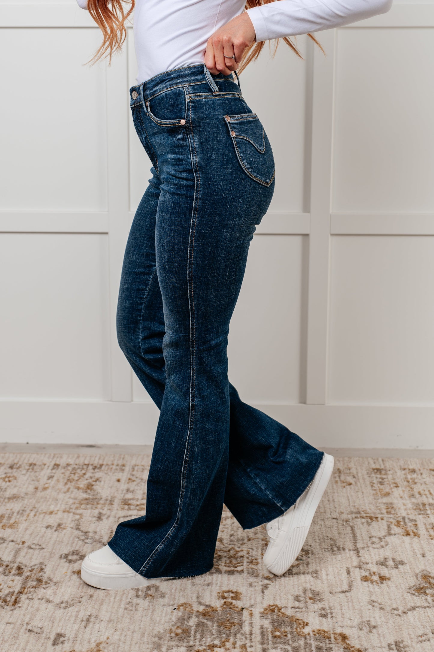 Edna High-Rise Control Top Flare Jeans | Judy Blue