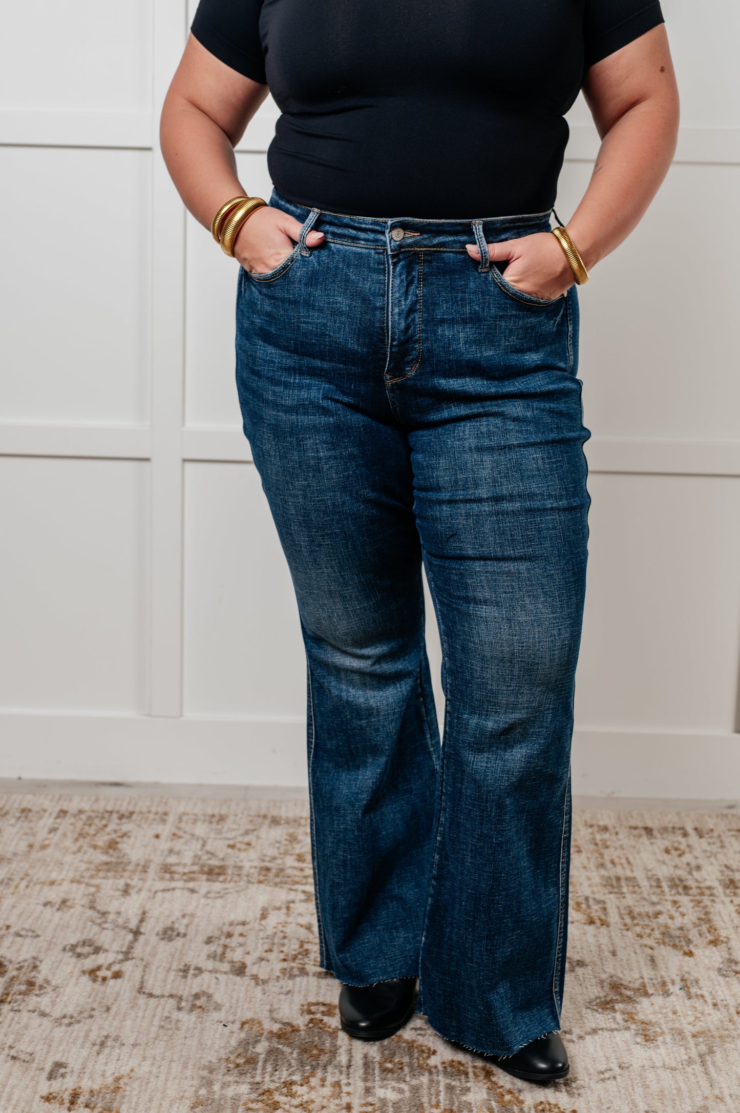 Edna High-Rise Control Top Flare Jeans | Judy Blue