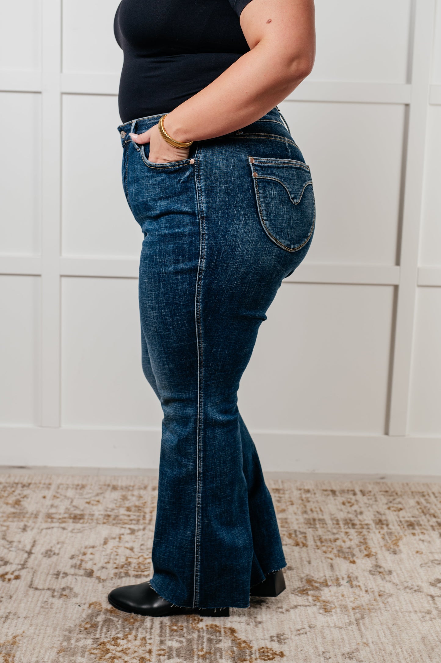 Edna High-Rise Control Top Flare Jeans | Judy Blue