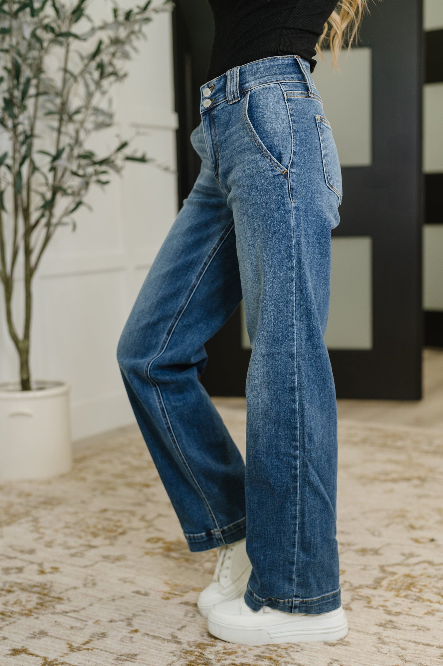 Elsie High-Rise Wide Leg Jeans | Judy Blue
