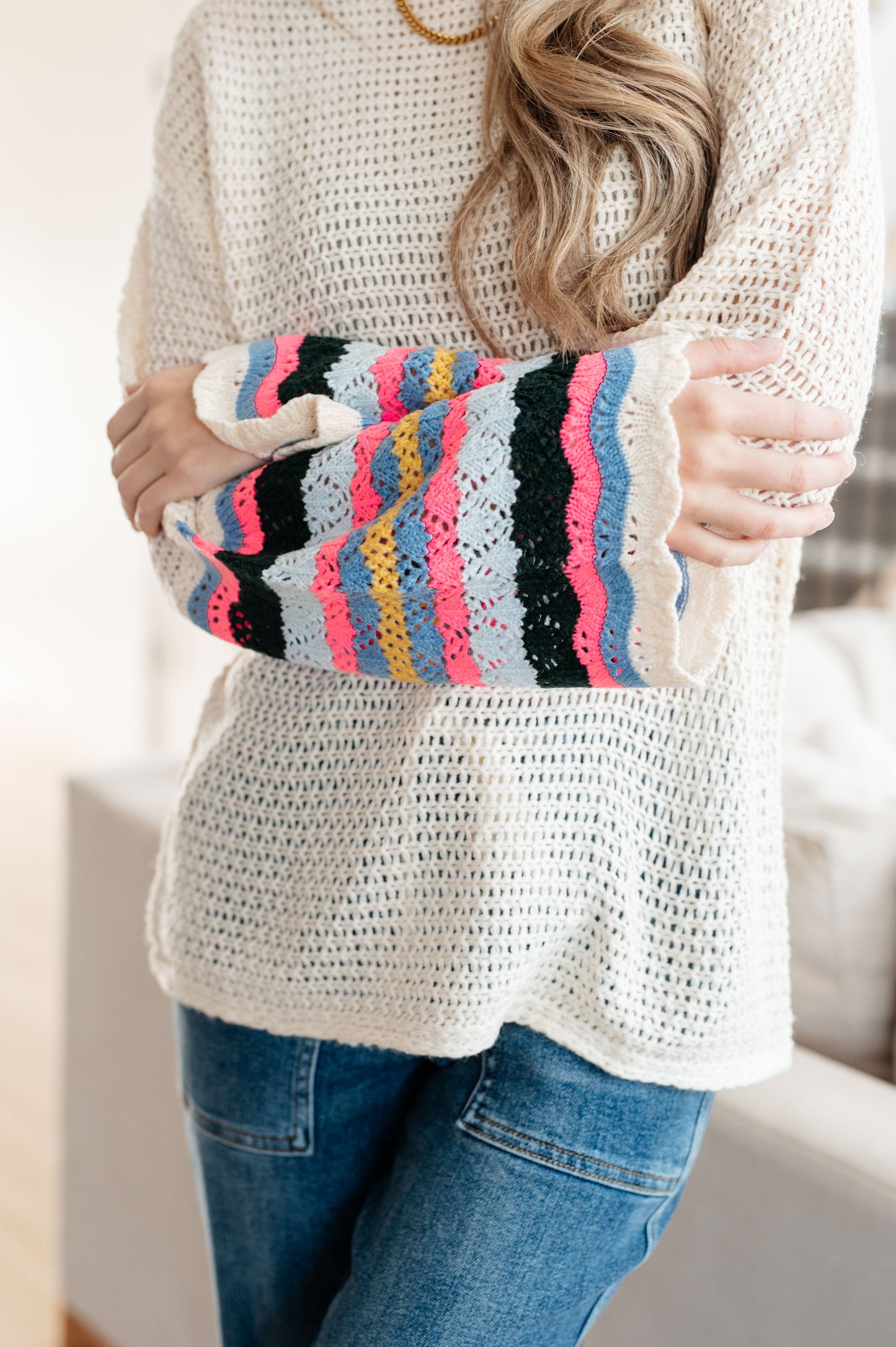 End of the Story Striped Sweater