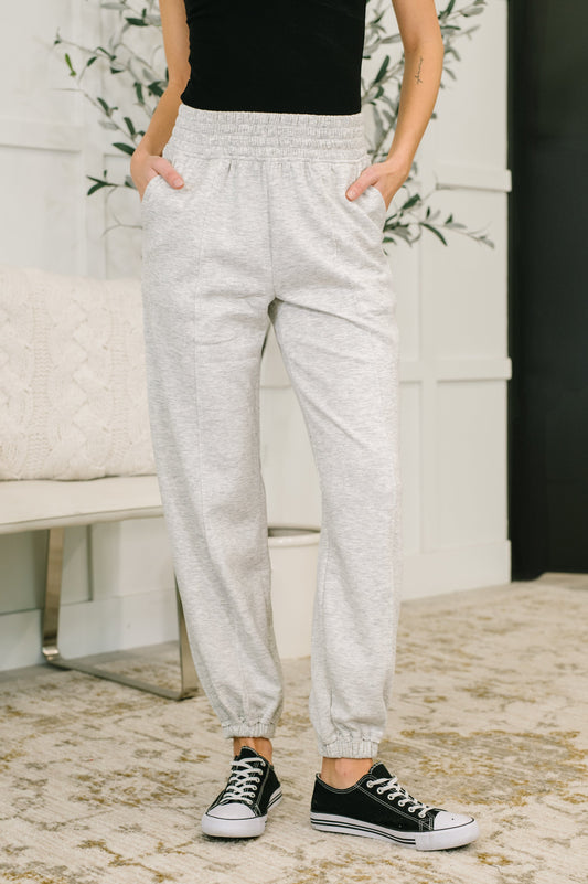 Every Second, Every Hour Joggers | Heather Grey