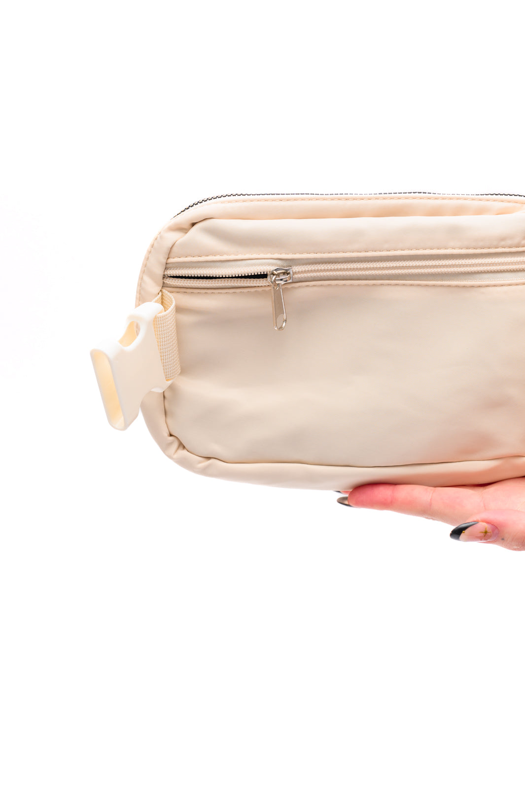 Everywhere I Go Crossbody Belt Bag | Ivory