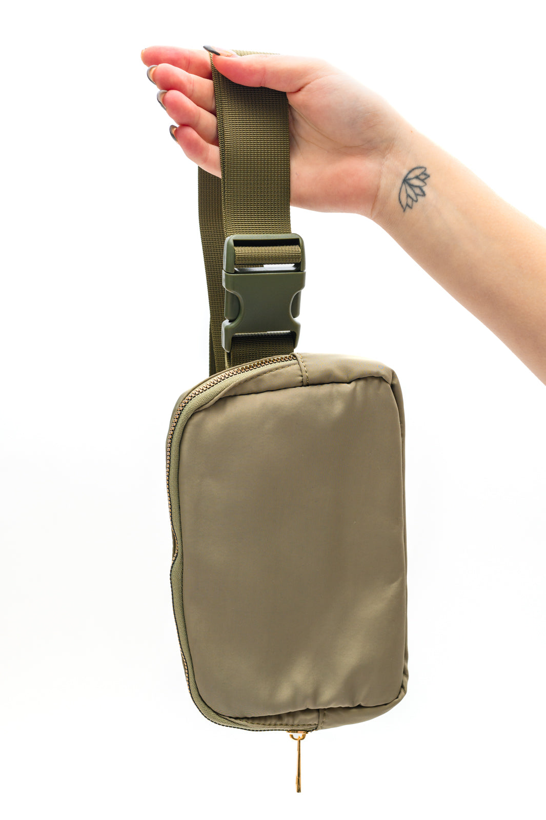 Everywhere I Go Crossbody Belt Bag | Olive