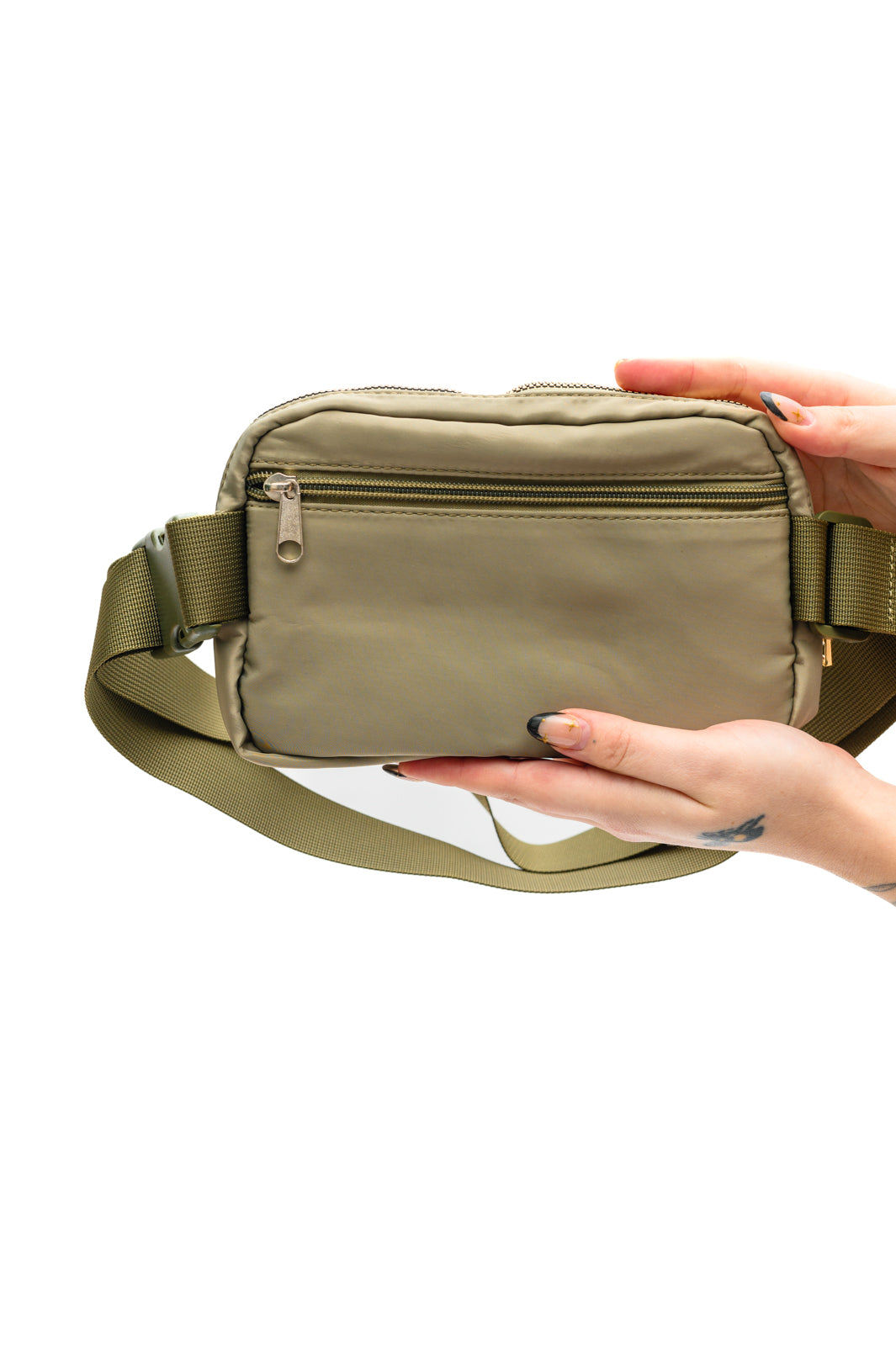 Everywhere I Go Crossbody Belt Bag | Olive