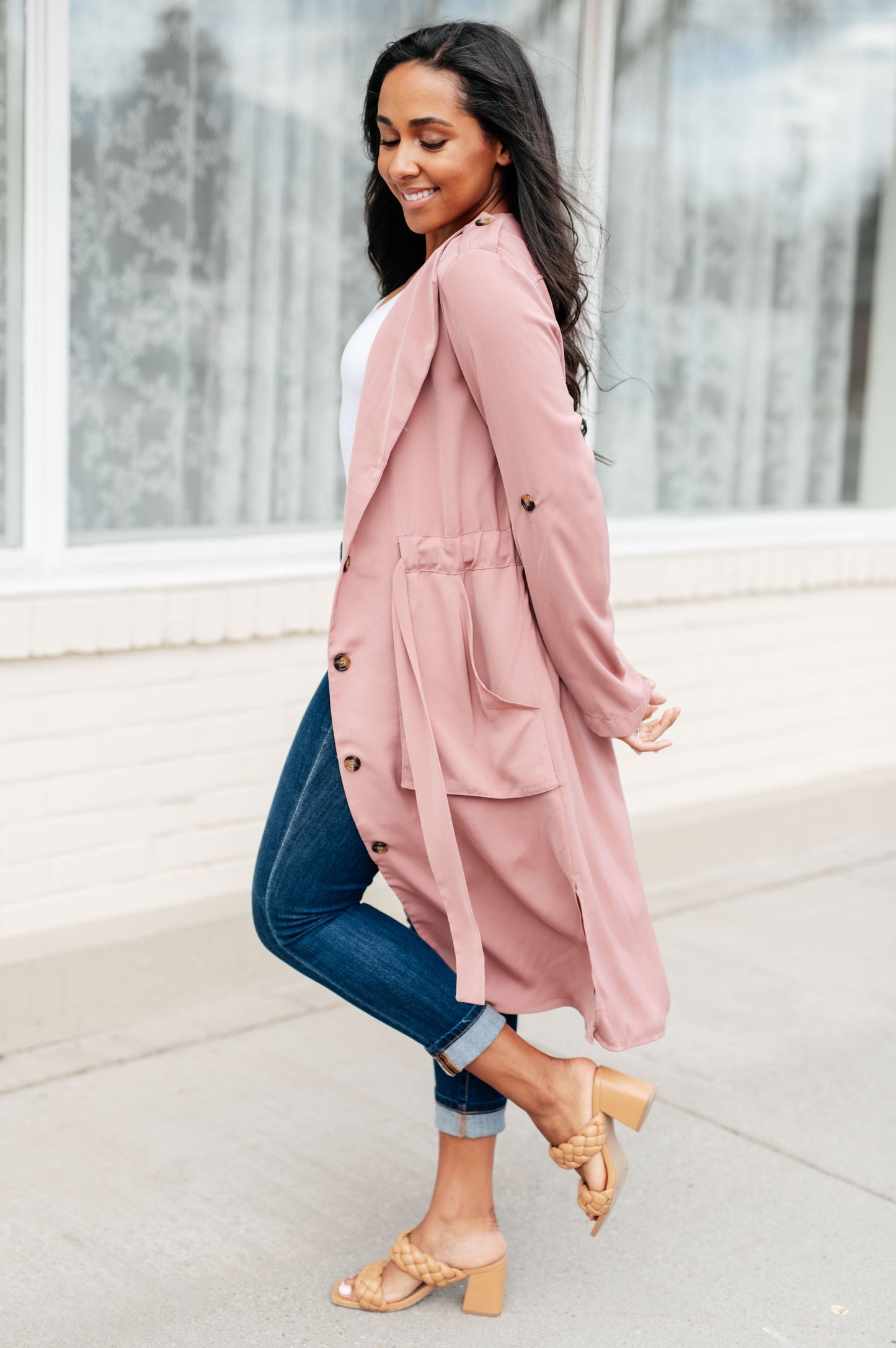 First Day Of Spring Jacket | Dusty Mauve