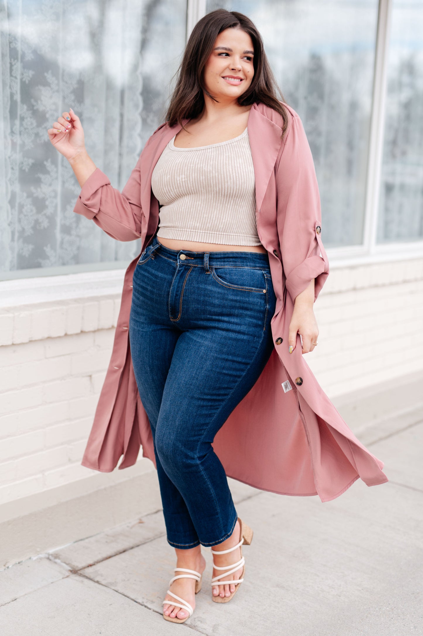 First Day Of Spring Jacket | Dusty Mauve