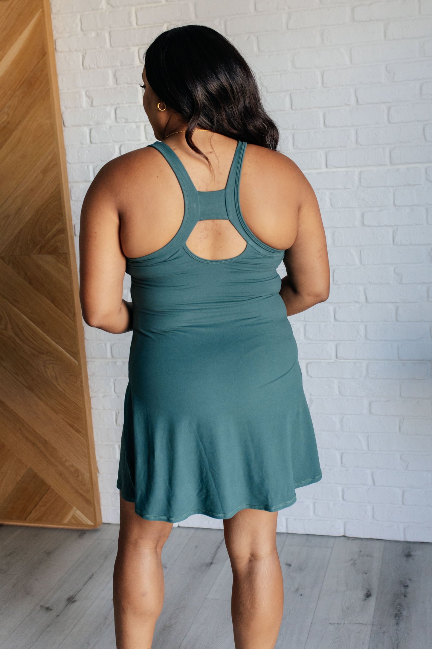 First Serve Dress | Everglade Green