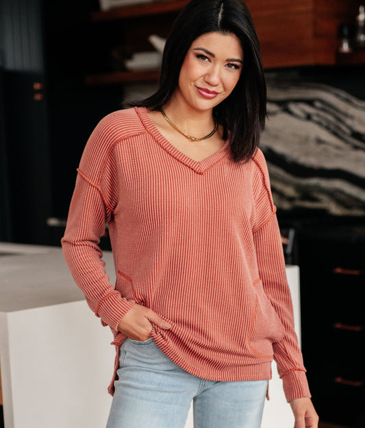 First and Foremost Rib Knit Top