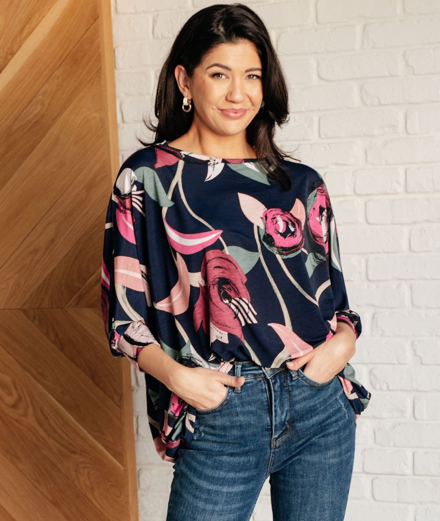 Float On Floral Top