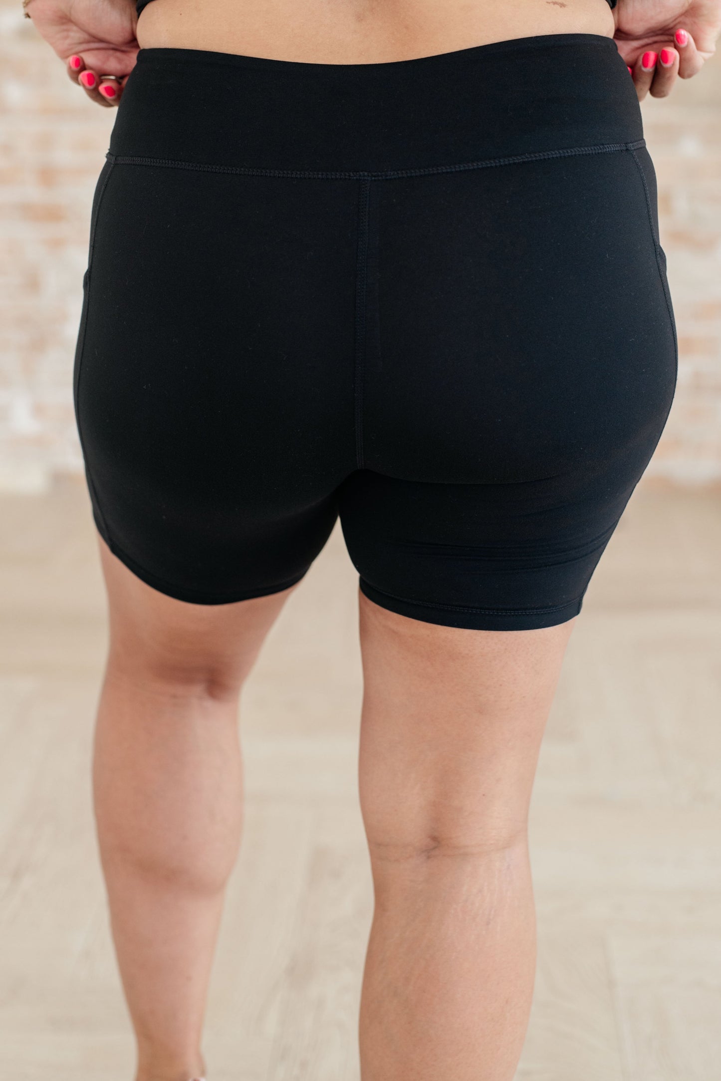 Getting Active Biker Shorts | Black