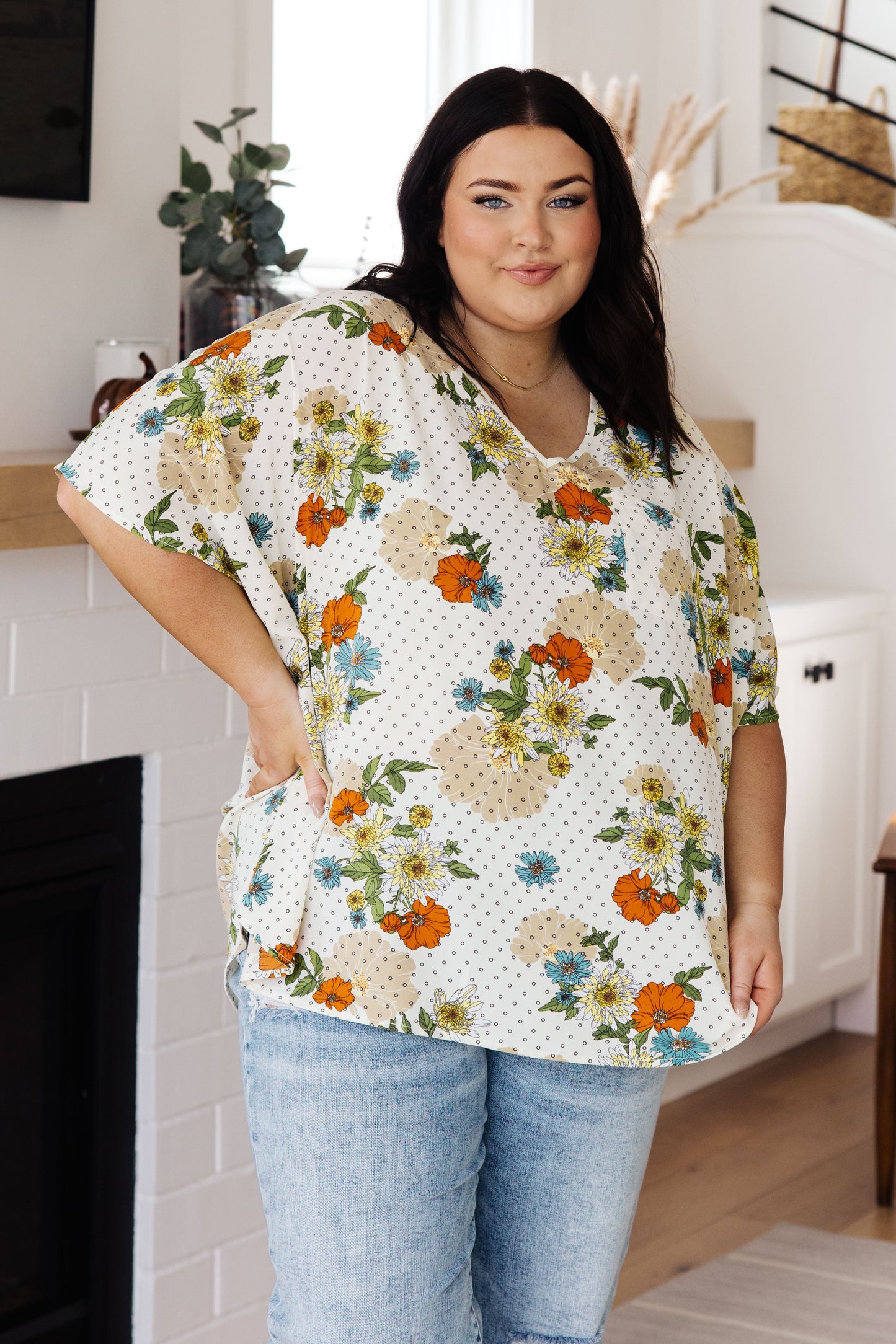 Good Morning Floral Top