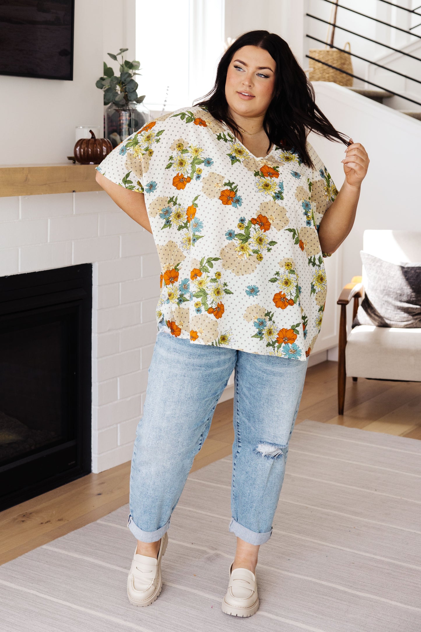 Good Morning Floral Top