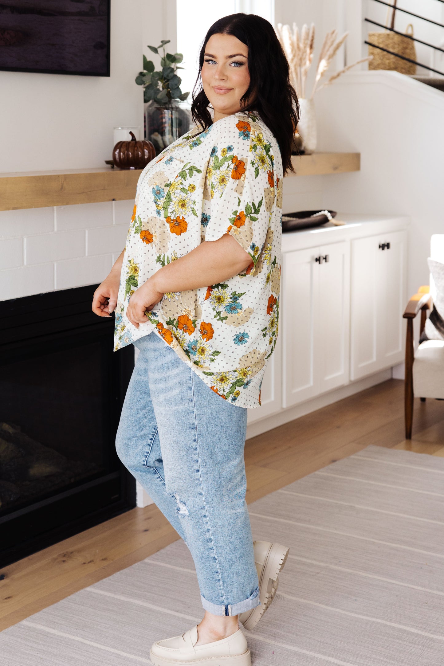 Good Morning Floral Top