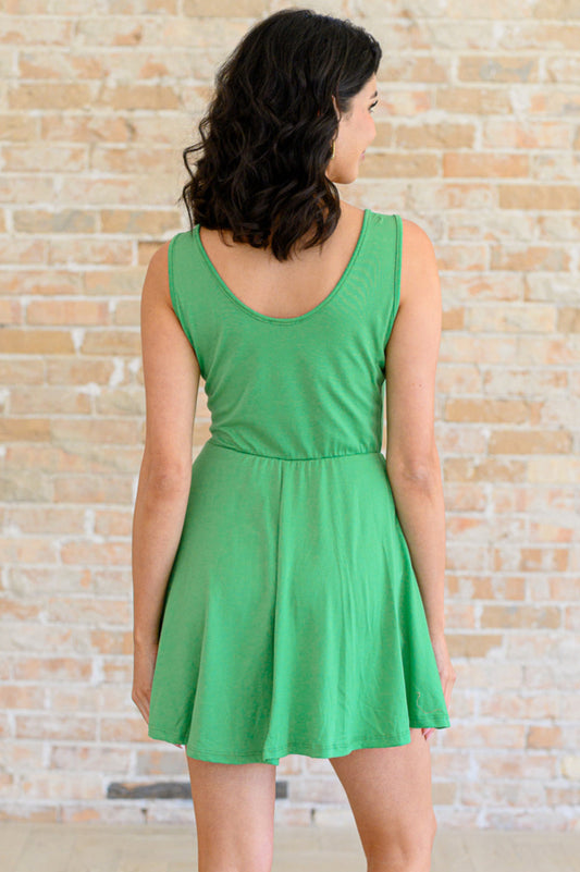Gorgeous in Green Skort Dress