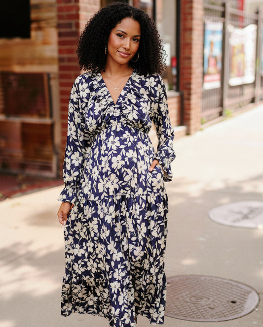 Blue Orchid Romance Maxi Dress