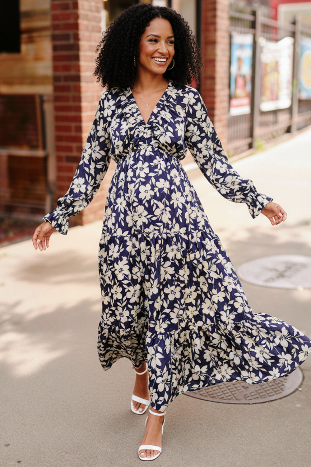 Blue Orchid Romance Maxi Dress