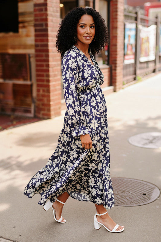 Blue Orchid Romance Maxi Dress