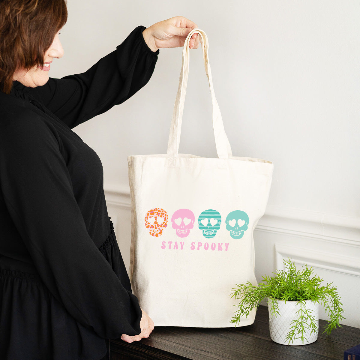 Stay Spooky Canvas Tote