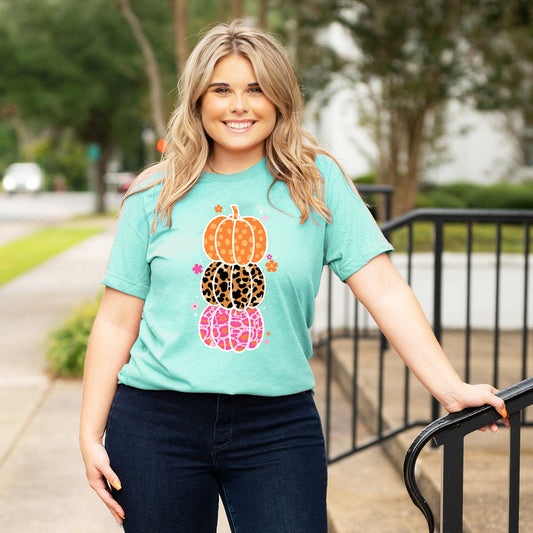 Pumpkin Stack Graphic Tee