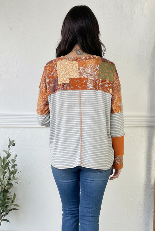 Boho Daydream Raglan Top