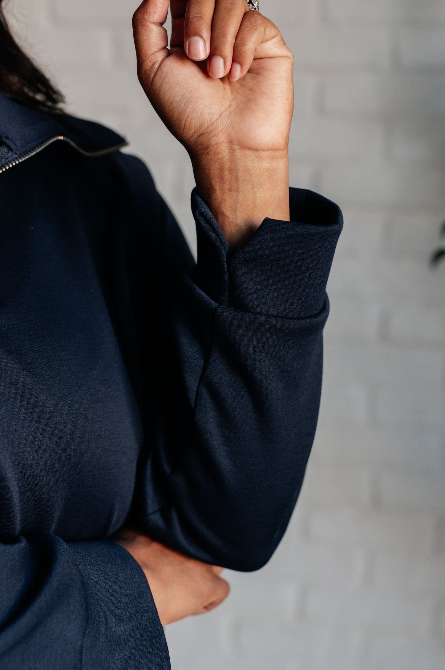 Hamptons Travel Half-Zip Pullover | Navy