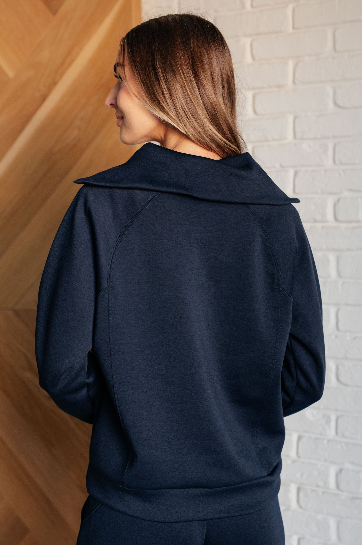 Hamptons Travel Half-Zip Pullover | Navy