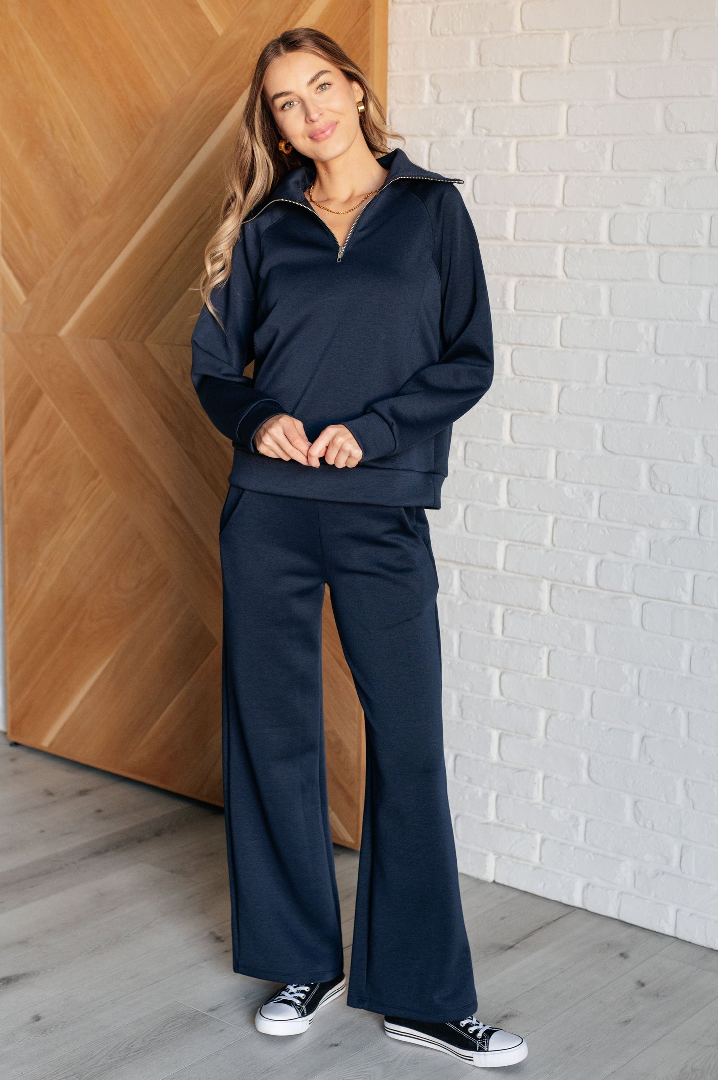 Hamptons Travel Half-Zip Pullover | Navy