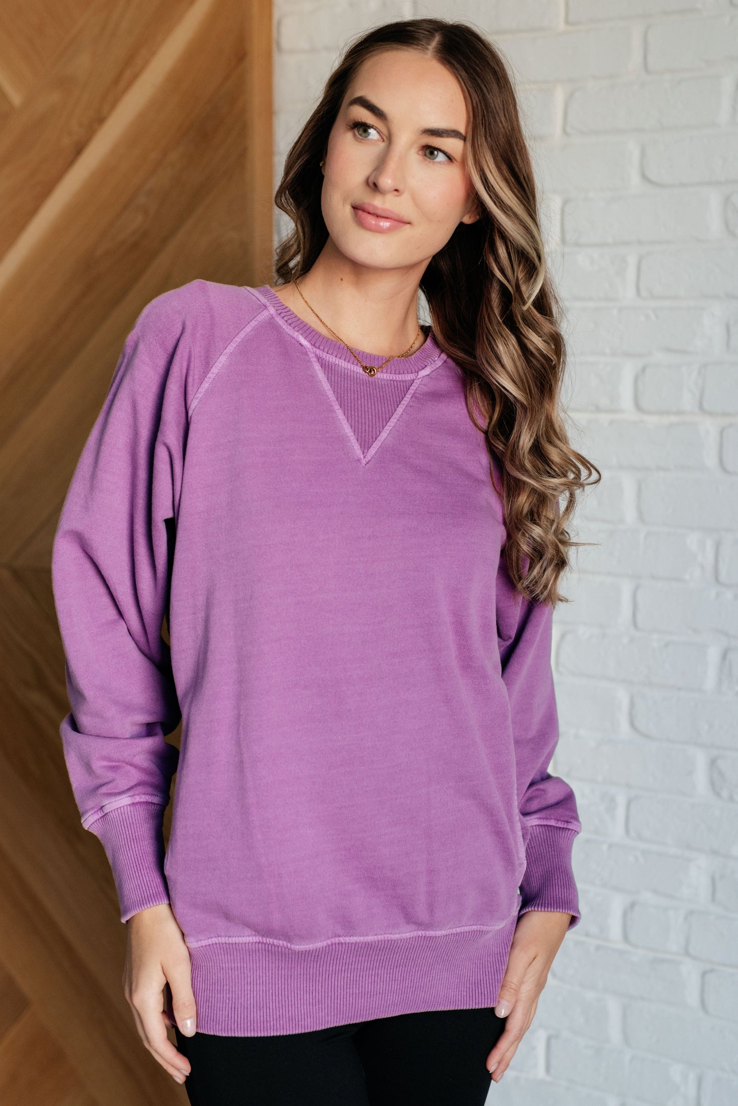 Hands Down Favorite Sweatshirt | Light Plum