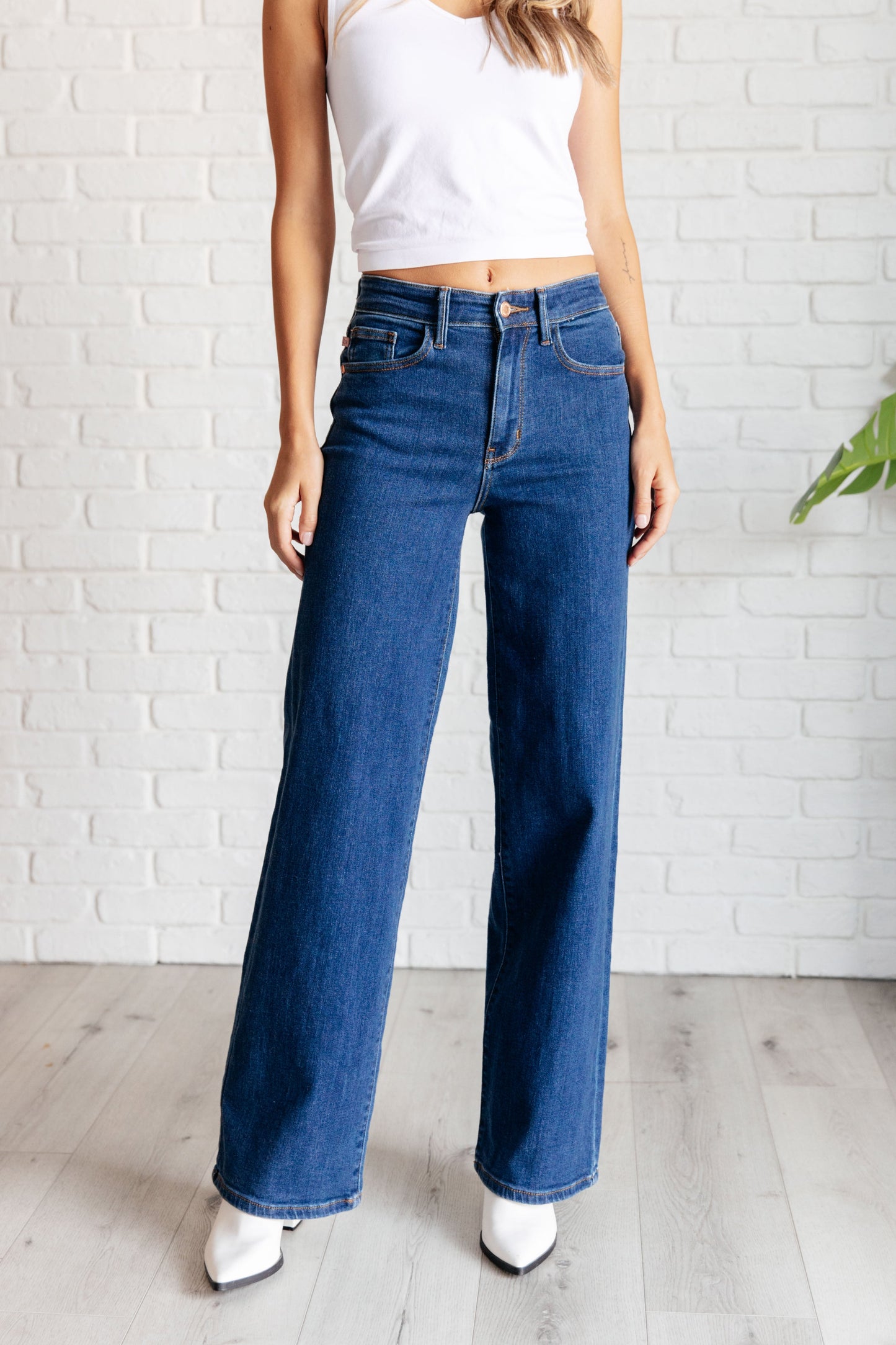 Hazel High-Rise Vintage Wide Leg Jeans | Judy Blue