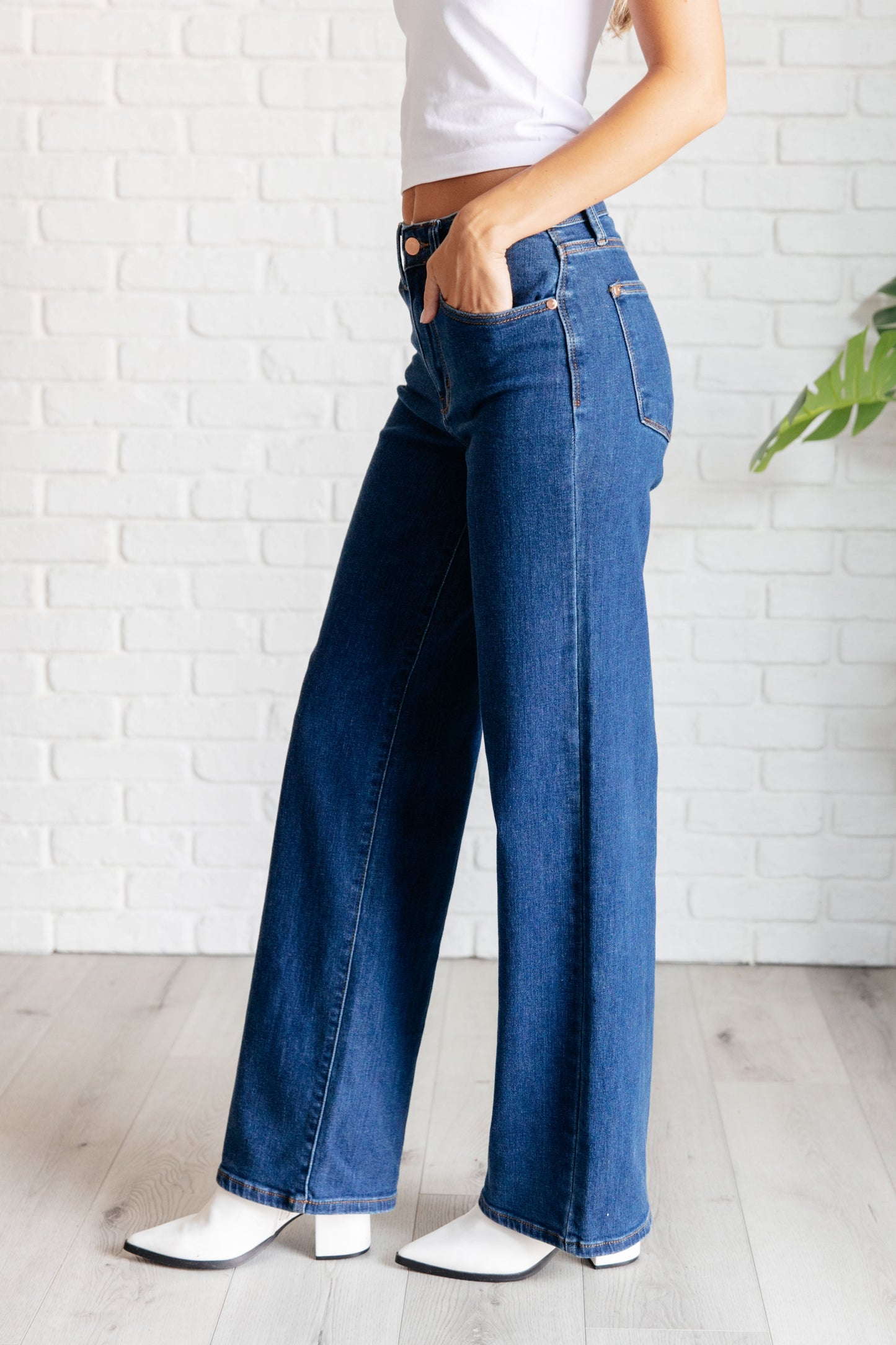 Hazel High-Rise Vintage Wide Leg Jeans | Judy Blue