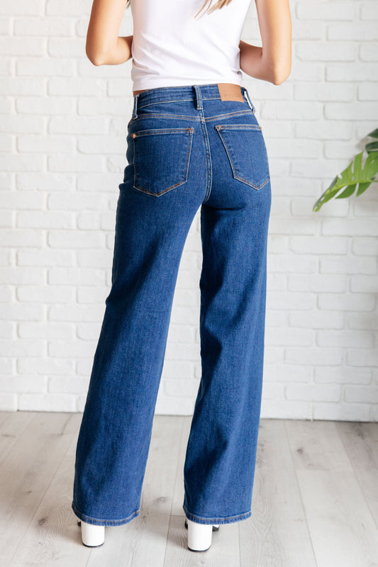 Hazel High-Rise Vintage Wide Leg Jeans | Judy Blue