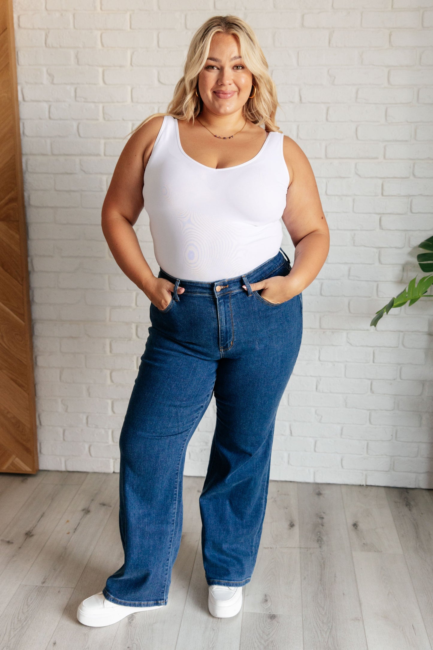 Hazel High-Rise Vintage Wide Leg Jeans | Judy Blue