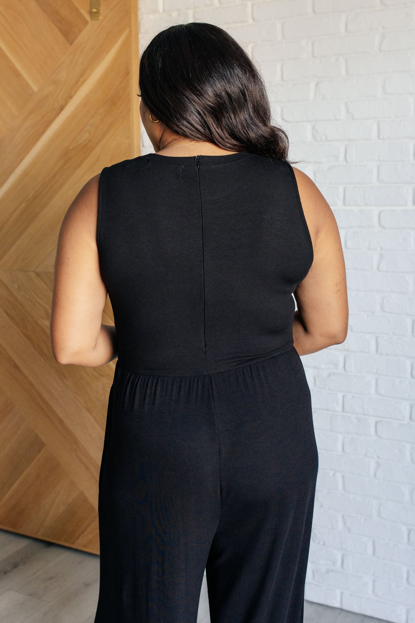 Hilary Wide Leg Jumpsuit | Black