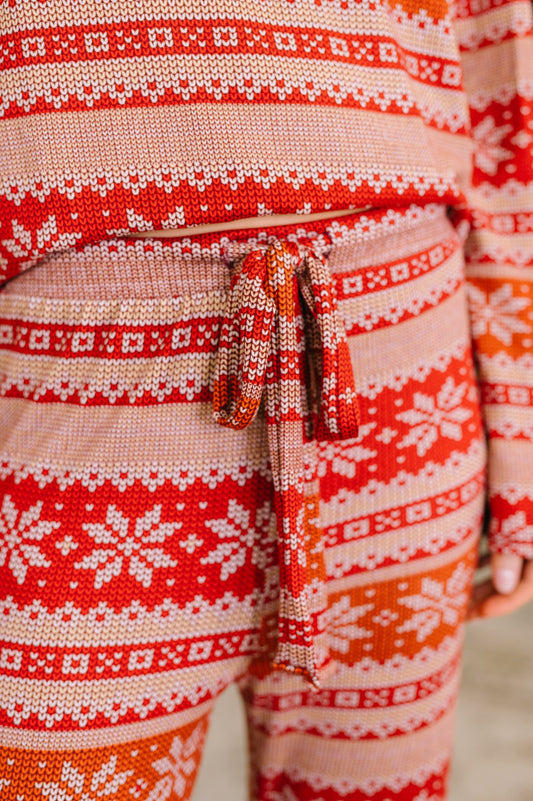Holly's Jolly Pajama Top & Bottom Set