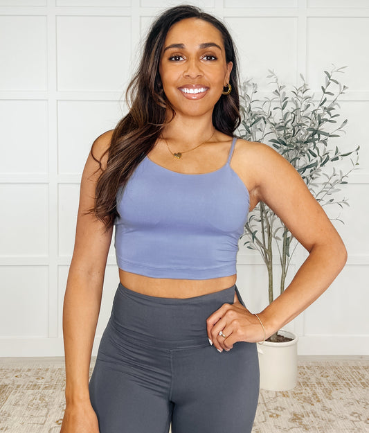 Hot Yoga Tank | Blue Hyacinth