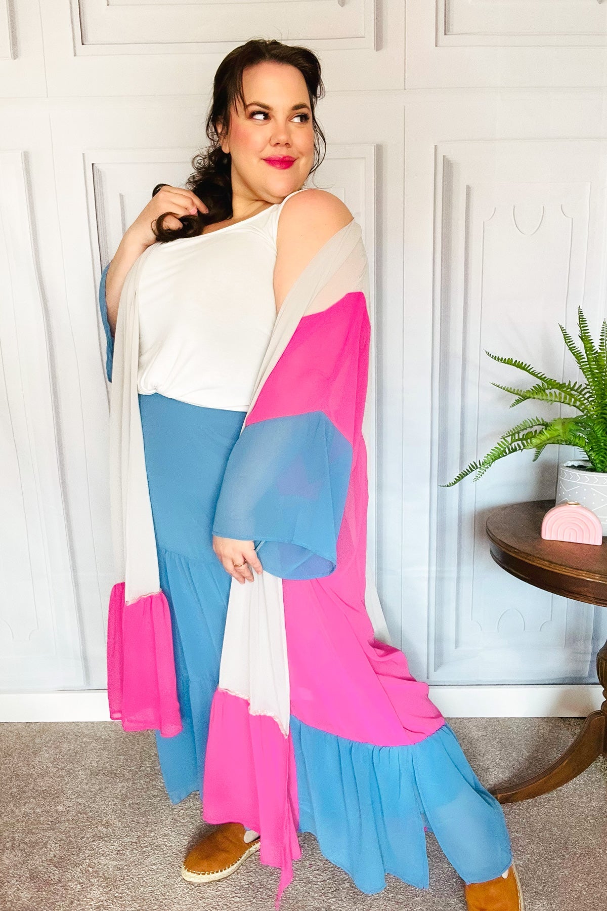 Feel Your Best Colorblock Kimono