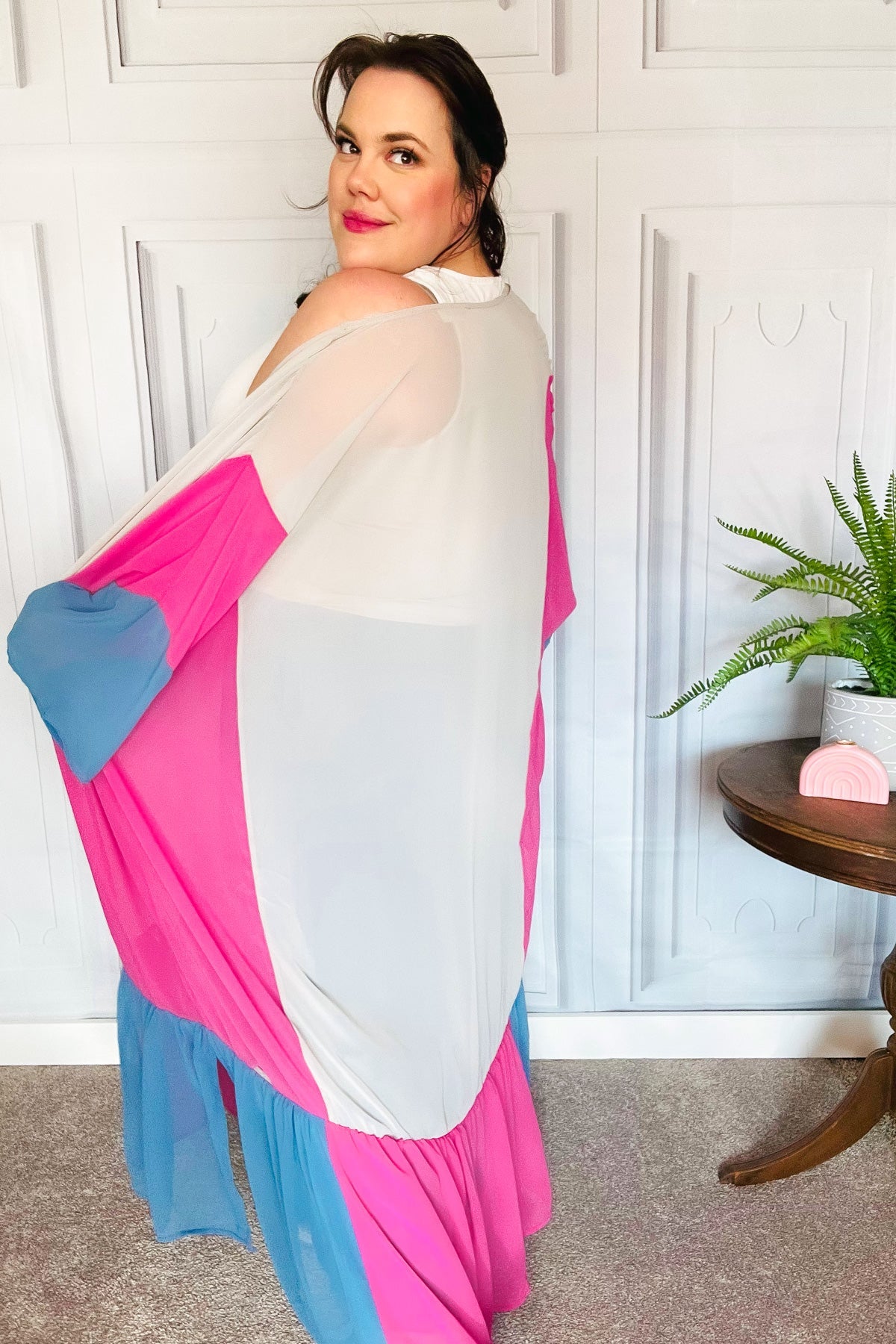 Feel Your Best Colorblock Kimono