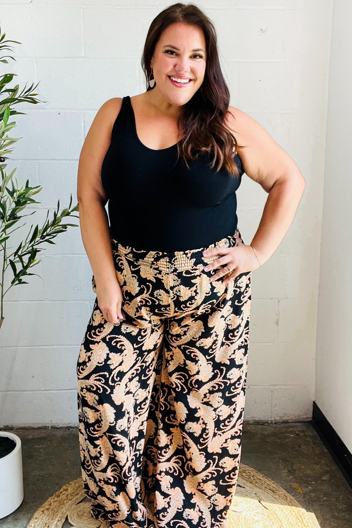 Fall Vibes Paisley Palazzo Pants