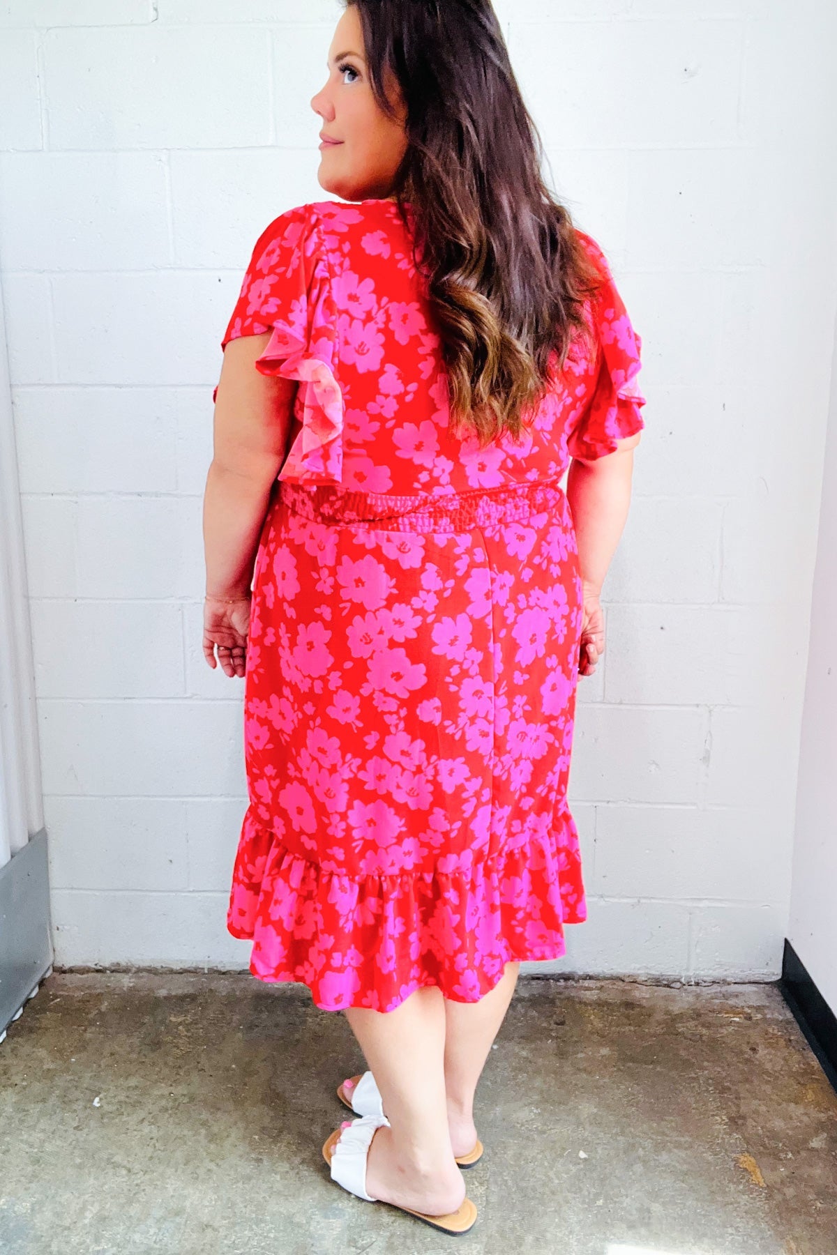 Remember Me Floral Smocked Midi Dress