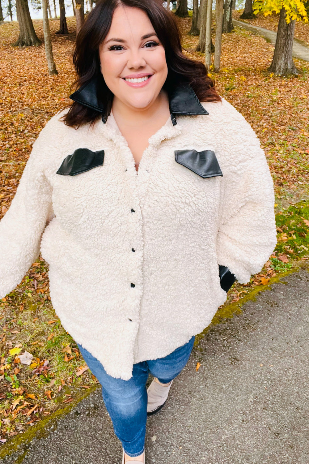 Feeling Bold Sherpa Fleece Jacket